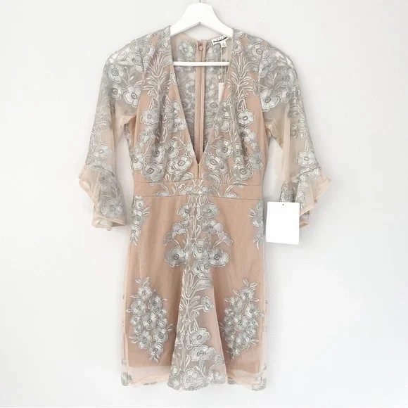 Free People For Love Lemons Temecula Mini Dress Size Small - Picture 5 of 13